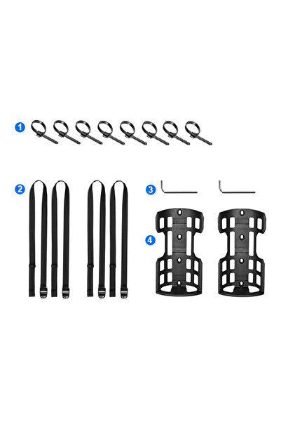 Choice 2 pcs NEWBOLER 2024 Portable Waterproof Bike Fork Bag 5L Portable Bike...