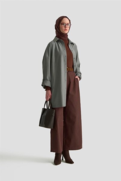 Armine Modal Basic Tunik 25KD9014 Antrasit