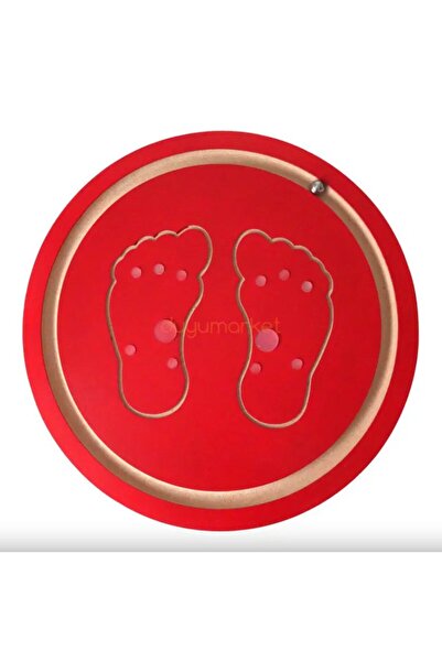 kayasan kids لوحة التوازن الخشبية مونتيسوري - تتبع الكرات الدائرية