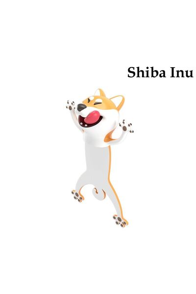 Choice --shiba inu علامات مرجعية إبداعية للقرطاسية، علامات مرجعية ثلاثية الأب...