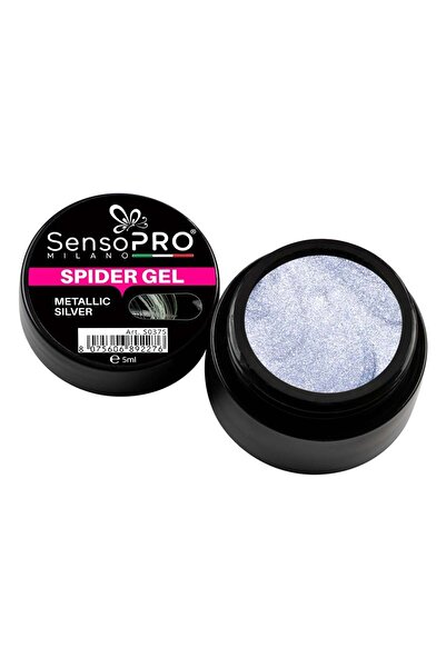 SensoPRO Milano Gel de păianjen argintiu metalic, 5 ml