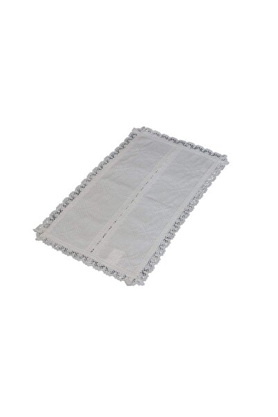 Nicoratex Set of 6 White Rectangular Napkins 45×25 cm