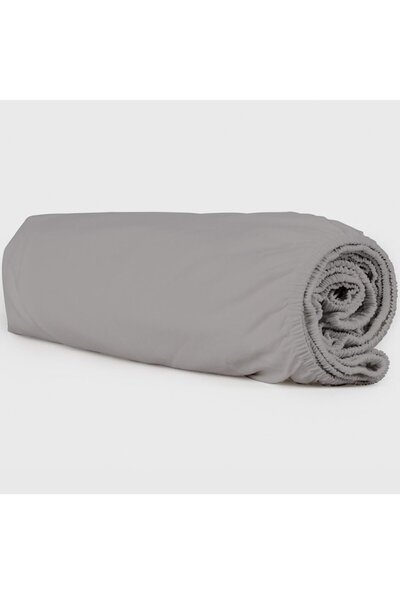 Dilios Elastic Bed Sheet Dilios, 200x200x25 cm, 100% Ranforce Cotton, 144TC, Grey