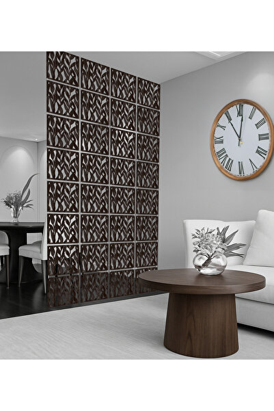 WOODDOOM Antik Asmalar Lazer Kesim Paravan, Ahşap Seperatör, Panel Levha Seti Ahşap Oda Bölücü Desen