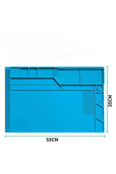 Choice4 وسادة إصلاح إلكترونية 55 × 35 سم للوحة الأم IC سميكة مغناطيسية مضادة للانزلاق ومضادة للكهرباء الساكنة ومقاومة لدرجة الحرارة