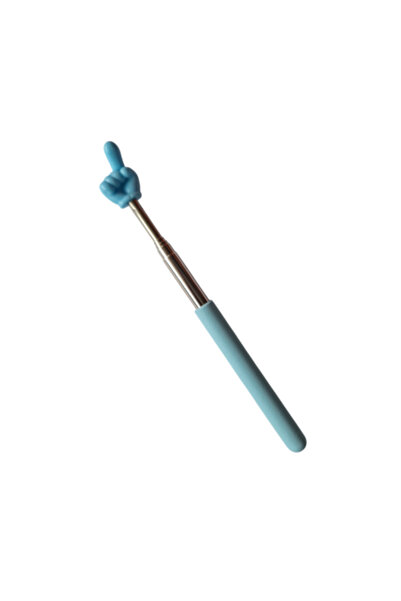 Stone Piatră indicatoare multifuncțională Stone®, extensibilă, metalică, în formă de inel, mâner albastru