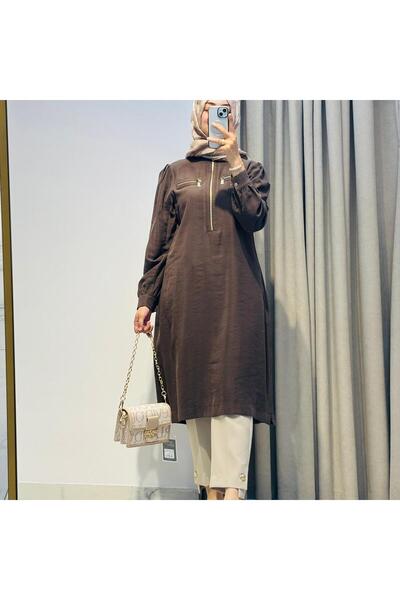 SELMA ZAFEROĞLU Tunic Brown