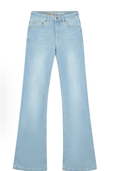 Mokşa بنطلون ليزيت فلير أوفيرداي كويتشي