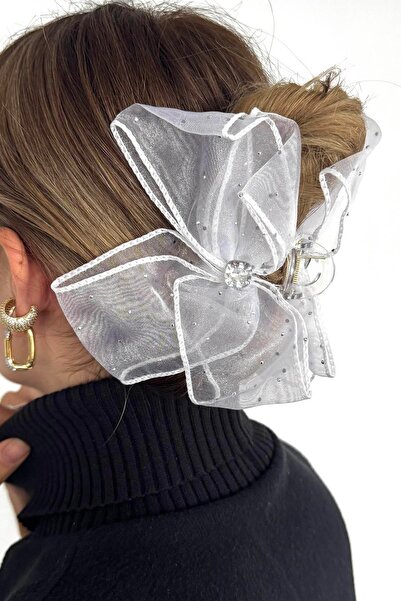 TAKIŞTIR مشبك مزلاج على شكل شريط أبيض اللون