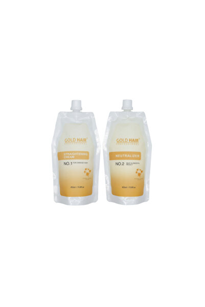 Gold Hair Professional كريم فرد الشعر الحراري القوي
