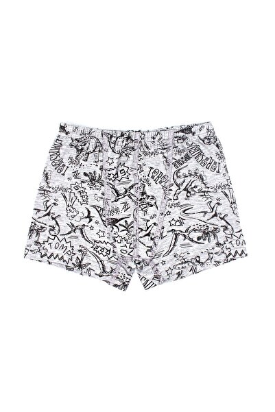 Öts Boy's Singlet Boxer ελαστικό ύφασμα Black Dinosaur (96% βαμβάκι - 4% ελαστάνη)