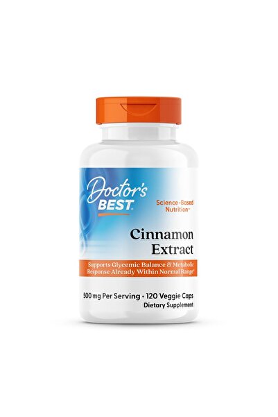 Doctor's Best Cinnamon Extract, 120 Veggie Capsules, 500 mg