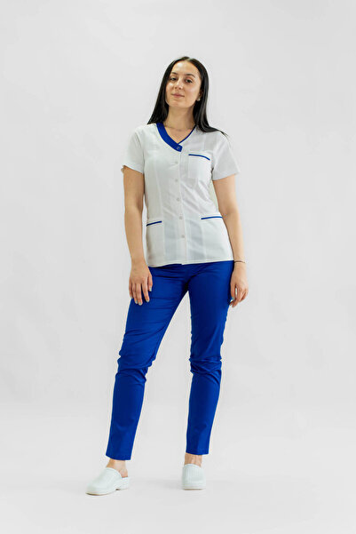 Masstex REDUCERE - STOC LIMITAT - BLUZA MEDICALA CRISTINA, PASPOAL ALBASTRU