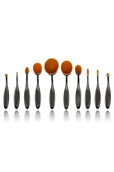 Lionesse Oval Kasık Fırça Setı 10Lu