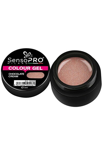 SensoPRO Milano Gel UV colorat cremă ciocolată 5ml,
