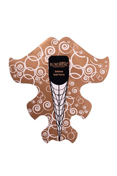 LUXORISE Șabloane pentru unghii stiletto moi, 50 buc.