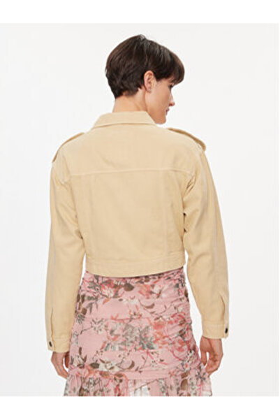 Pepe Jeans Γυναικείο Μπουφάν Ελαφρύ PL402363 Μπεζ