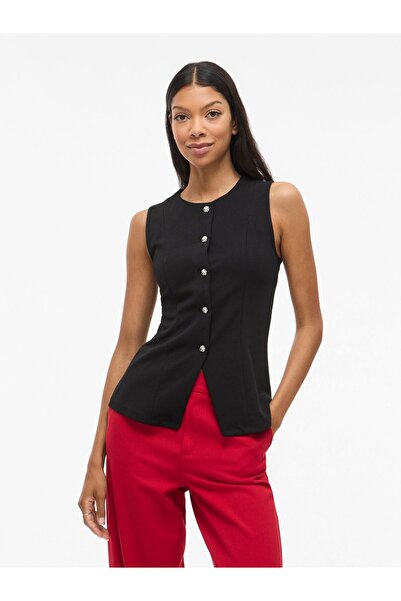 VILA Weste VIMERLANO Rundhals