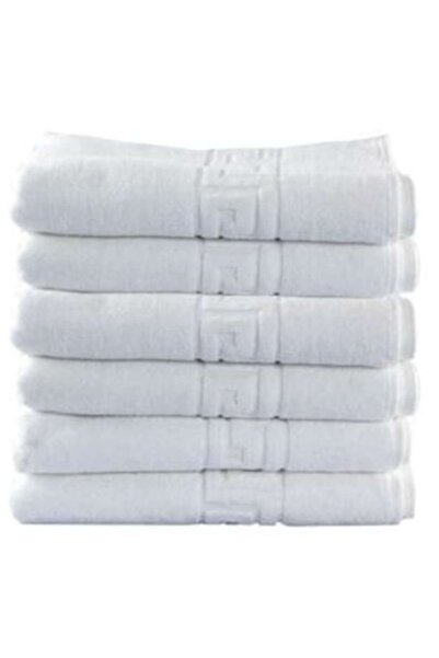 OEM Set de 6 prosoape de corp, 500g/m², fir dublu, model grecesc, ZUBI HOME, ...