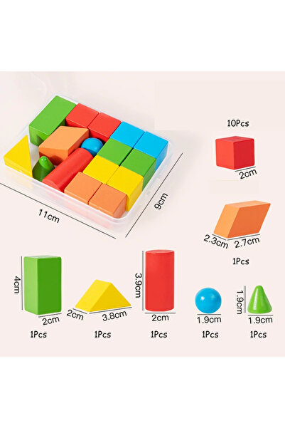 Choice NB120C2 Montessori Mystery Bag Wood Sensory Toys Objects Geometric Sha...