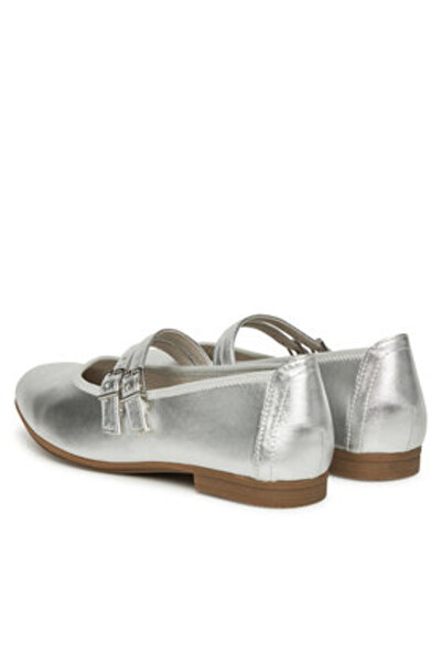 Jana Γυναικείες μπαλαρίνες ασημένιες JANA-8-22177-44 941 ΑΣΗΜΙ