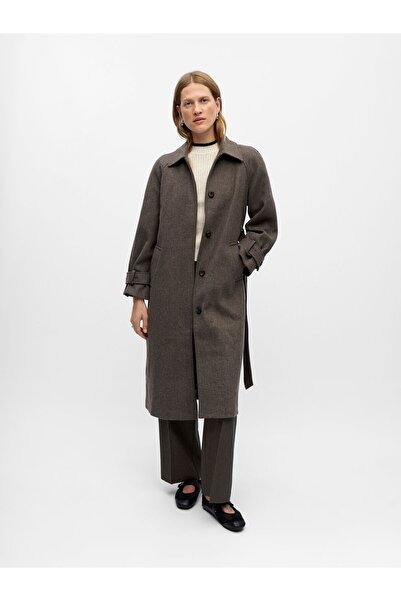 Object Trenchcoat Wollgemisch