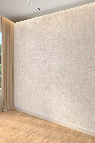 dreamwall Bej Dokulu Modern Minimalist Yumuşak Desen Tekstil Duvar Kağıdı