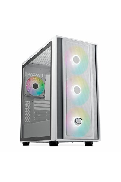 Cooler Master MasterBox 600 TG MB600-WGNN-S00 Mesh ARGB ATX Beyaz Mid Tower Kasa