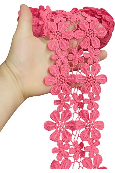 DUAYEN GÜPÜR DANTEL ÇİÇEK ARA MODEL HARİKA DESEN 1 METRE