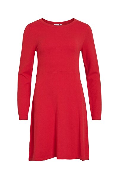 VILA Minikleid VIHELLIE Langärmeliges