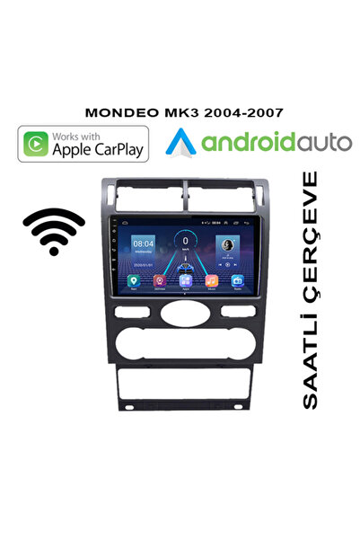 For-X FORD MONDEO(2004-2007-9''ANDROİD GERÇEK 2+32 GB/4 ÇEKİRDEK 1.6Ghz/WIFI 5.0Ghz/BT-CARPLAY-HD KAMERALI