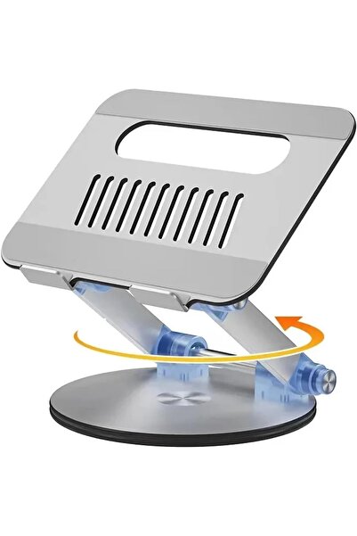 Coverzone Laptop Standı Katlanabilir Alüminyum, 11-17 inç Uyumlu, Ayarlanabilir Açı, Ev ve Ofis İçin | S4