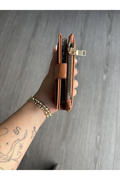 yako Coco Women's Wallet – Zippered Coin Compartment, Multi-Pocket, Leather Look Card Holder (12.5 × 10.5)