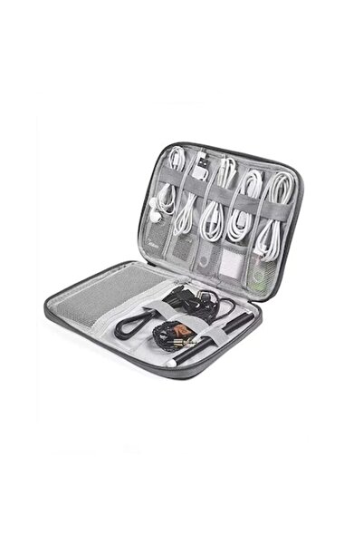 SMARTECH Mini Travel Organizer Bag for Watches, Chargers, Cables, 22x16cm