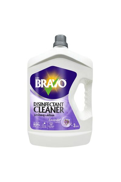 Bravo منظف مطهر برائحة اللافندر 3 لتر