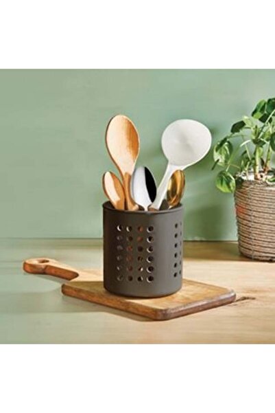 OEM Γκρι διάτρητη πλαστική βάση στεγνώματος σκευών Ø11,5 x 13 εκ.