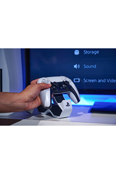 Powera PlayStation 5 DualSense Twin Charging Station Black-White