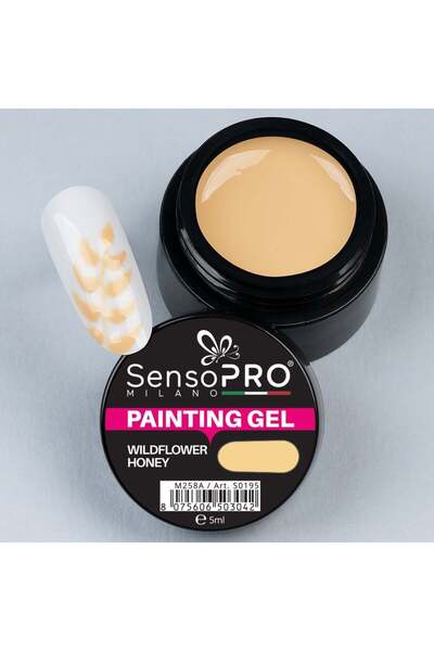SensoPRO Milano Vopsea UV pentru unghii cu gel, miere de flori sălbatice, 5 ml,