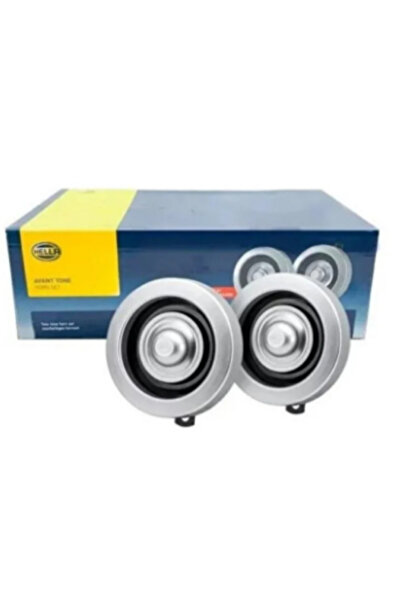 Hella Disk Nikelaj Korna Seti 280Hz 380Hz Çift Sesli 12V Universal Oto Korna