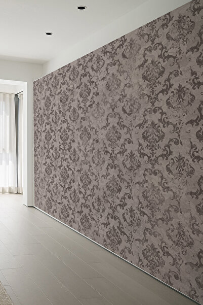 dreamwall Pastel Damask Desenli Romantik Tekstil Duvar Kağıdı