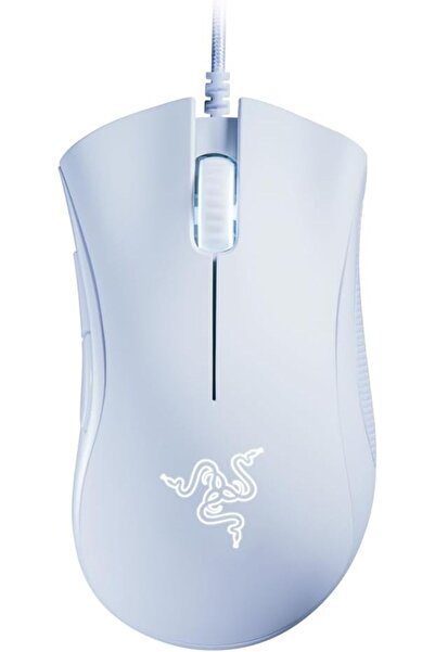 RAZER DeathAdder Essential Gaming Mouse - 6400 DPI, 5 Programmable Buttons (Mercury White)