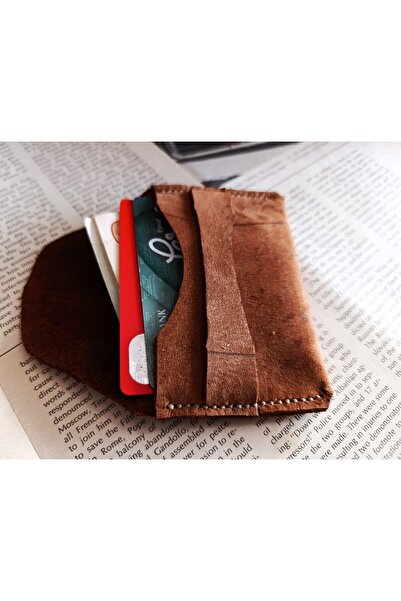 Mahfuz All Handcrafted Genuine Leather Minimalist Wallet Card Holder (11X6.5Cm) Xx23