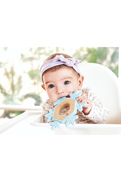 Hape Snowy Teether BPA-free Silicone Snowflake Toy