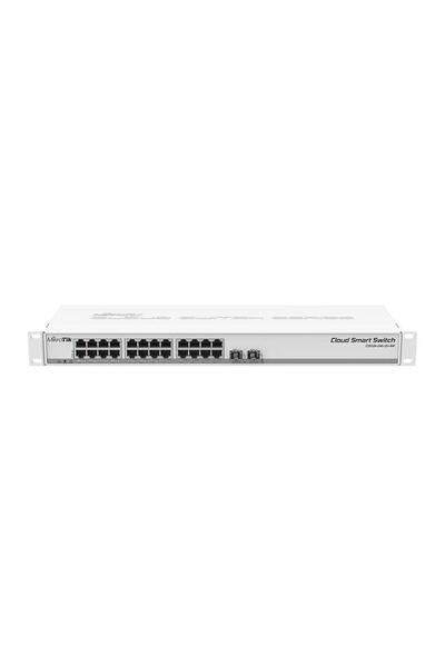 MIKROTIK Switch inteligent de gestionare, 24 x Gigabit, 2 x SFP+ 10Gbps - CSS...