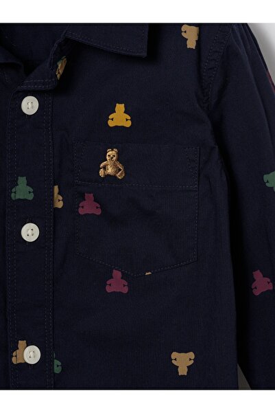 GAP Erkek Bebek Siyah Poplin Gömlek