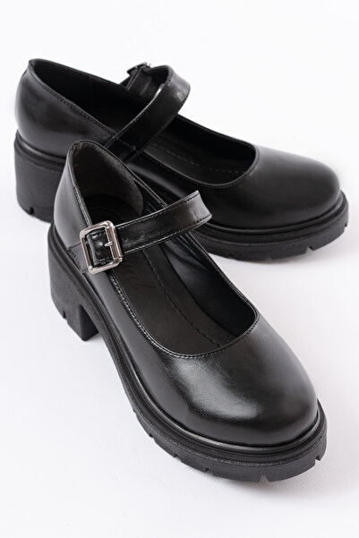 Madam Tarz Elowen Лофери на товстому каблуці з ремінцем