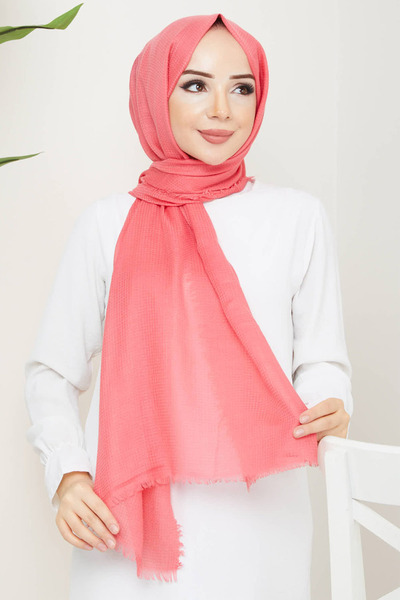 Feiza Collection Pamuklu Soft Nar Çiçeği Şal