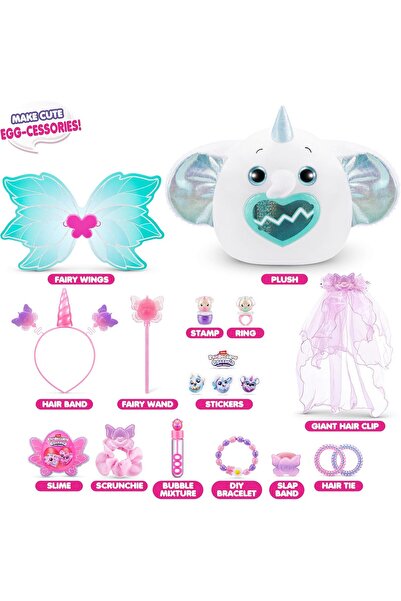 Cici Oyuncak Rainbocorns Eggzania Fairy Mania (Koala) by ZURU Dev Koala Sürpriz Aksesuarlı Mavi Kanat