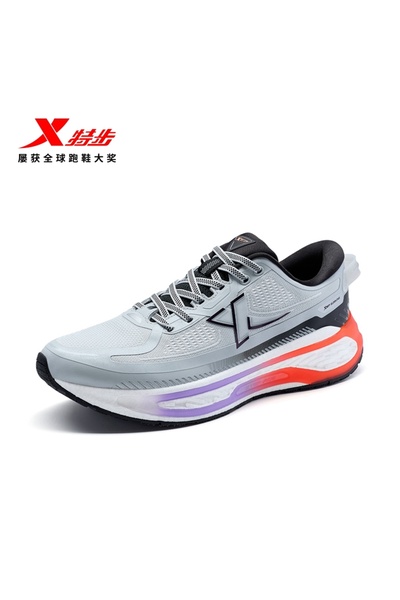 Xtep Barbati Foggy Grey/Black Running Shoes 6912670710780