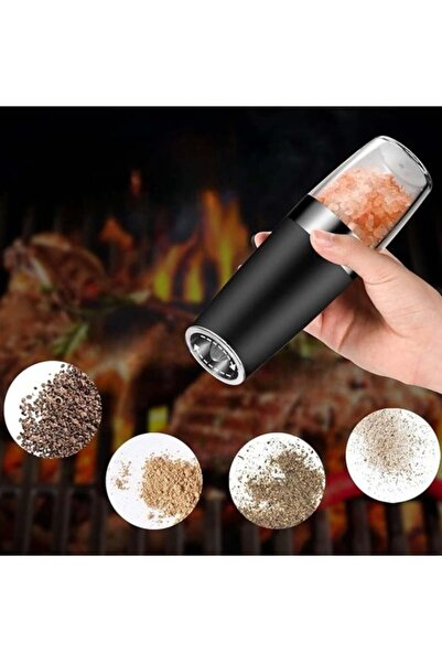 Hope مطحنة الملح والفلفل الكهربائية مطحنة الجاذبية قابلة لإعادة التعبئة أوتوم...